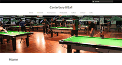 Desktop Screenshot of canterbury8ball.co.nz